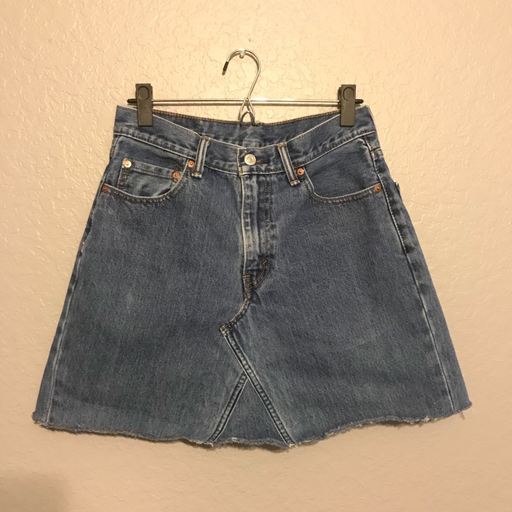 Upcycled Vintage Levi’s Denim Skirt